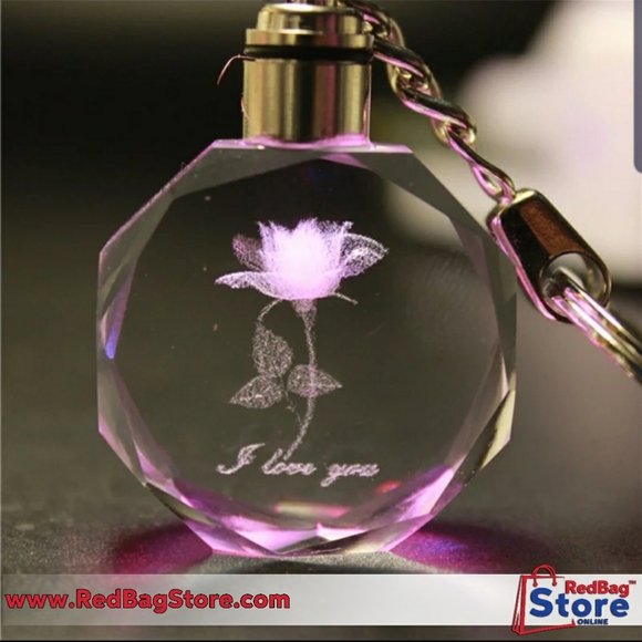 3/$25🔥Artificia Crystal Key Chain 3D Crystal - Picture 2 of 4